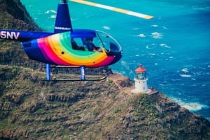 Oahu: Sti till Pali 30-minuters dörrar på eller av helikoptertur