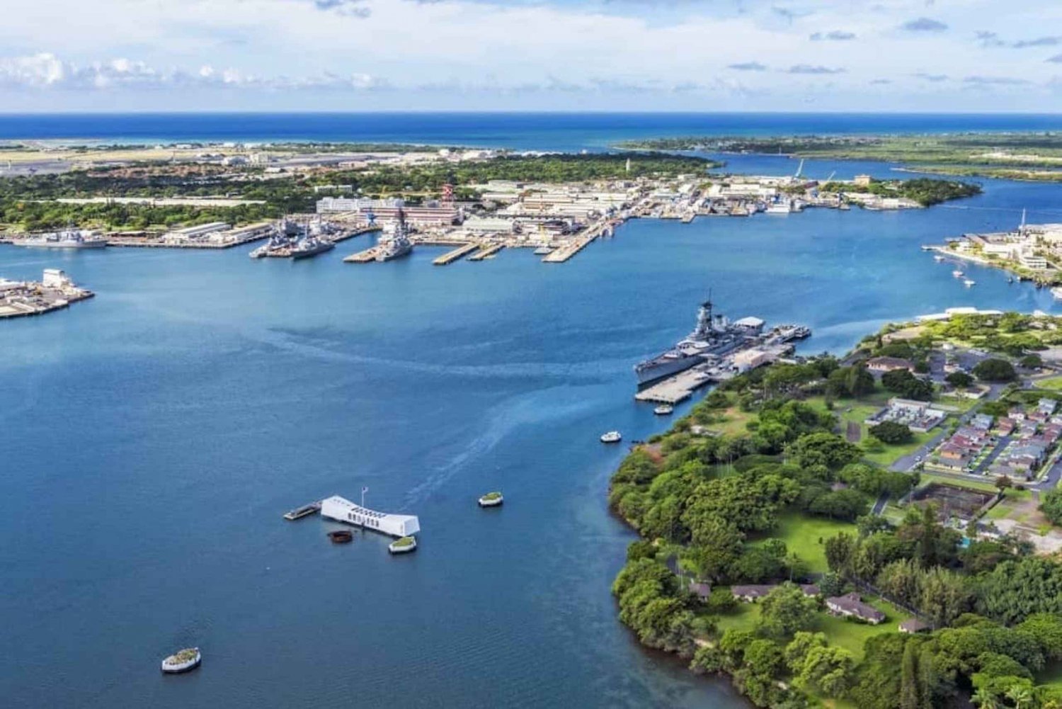 Oahu: Tour della nave da guerra e dell'elicottero di Pearl Harbor