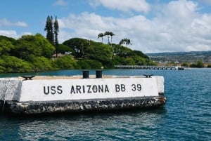 Oahu: Pearl Harbor-shuttle fra Waikiki