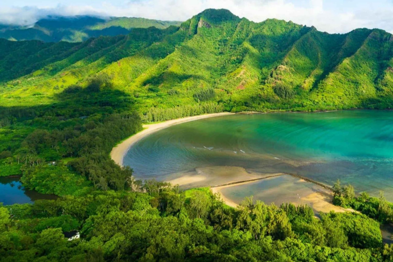 オアフ島：シングル＆ダブルカヤック 3 時間川レンタル