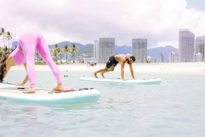 Oahu: South Shore SUP Yoga klasse og padle