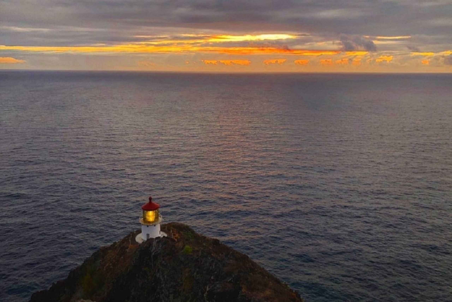 Oahu: East Side Makapu'u Lighththouse: Vandring ved solopgang