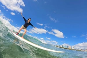 Oahu: Surfinglektioner för 2 personer