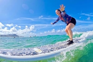 Oahu: Surfing Lessons für 2 Personen