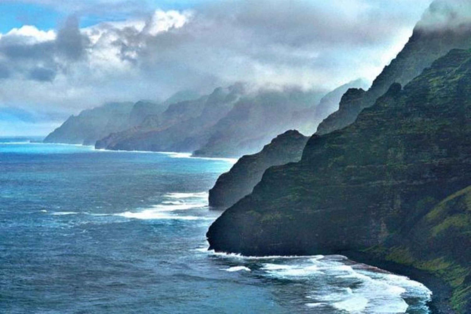 Oahulta Kauaihin: Kauai: Napali Coast Helikopterikierros & Waimea Canyon