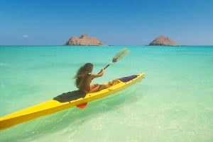 Kailua : Explorez Kailua lors d'une excursion guidée en kayak avec déjeuner