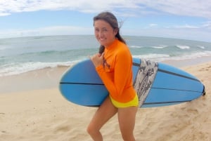 Oahu: Waikiki 2 timmars halvprivat lektion i surfing
