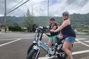 Oahu : Promenade en E-Bike à Waikiki et randonnée aux chutes de Manoa