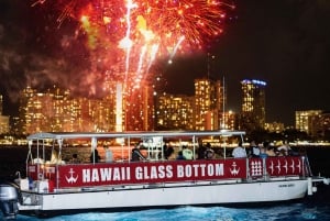 Oahu: Waikiki fredag aften fyrværkeri krydstogt