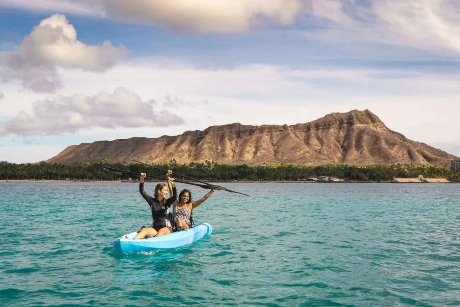 Oahu: Waikiki kajakktur og snorkling med havskilpadder