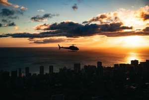 Oahu: Waikiki Sunset Doors On or Doors Off Helicopter Tour