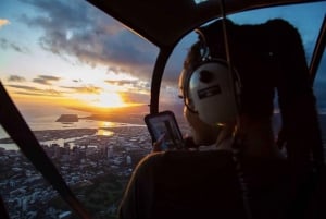 Oahu: Waikiki Sunset Doors On ou Doors Off Helicopter Tour