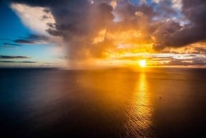 Oahu: Excursión en helicóptero a la puesta de sol de Waikiki a puertas abiertas o cerradas