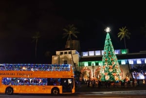 Oahu: Wycieczka Waikiki Trolley Holiday Lights Tour