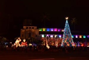 Oahu: Wycieczka Waikiki Trolley Holiday Lights Tour