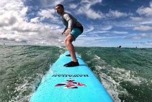Oahu: A tua aula de surf privada em grupo em Waikiki