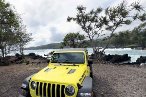 Privétour Road to Hana en zonsondergang Haleakala Openlucht Jeep Tour
