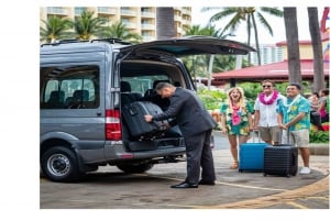 Transfert privé de Waikiki à l'aéroport de HNL * 1-12 passagers*.