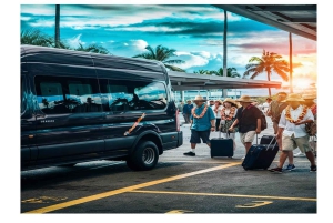 Trasferimento privato da waikiki all'aeroporto HNL * 1-12 passeggeri