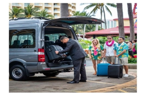 Trasferimento privato da waikiki all'aeroporto HNL * 1-12 passeggeri