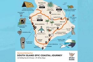 Epicka podróż wzdłuż wybrzeża Wyspy Południowej: Audioprzewodnik z przewodnikiem