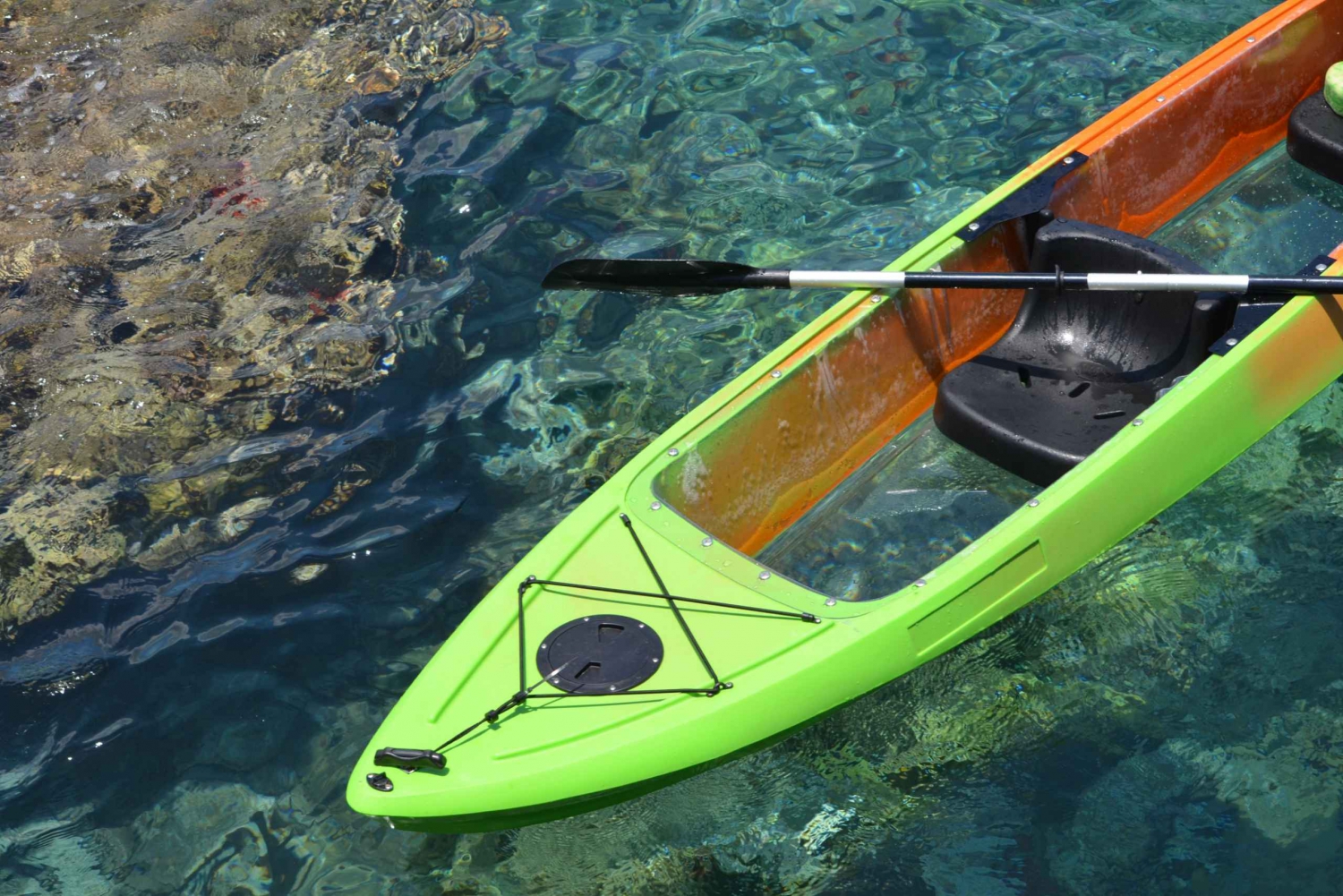 Sur de Maui: Excursión autoguiada en kayak de fondo transparente
