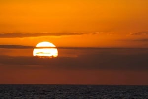 Zachód słońca na południu Maui i niebiański rejs