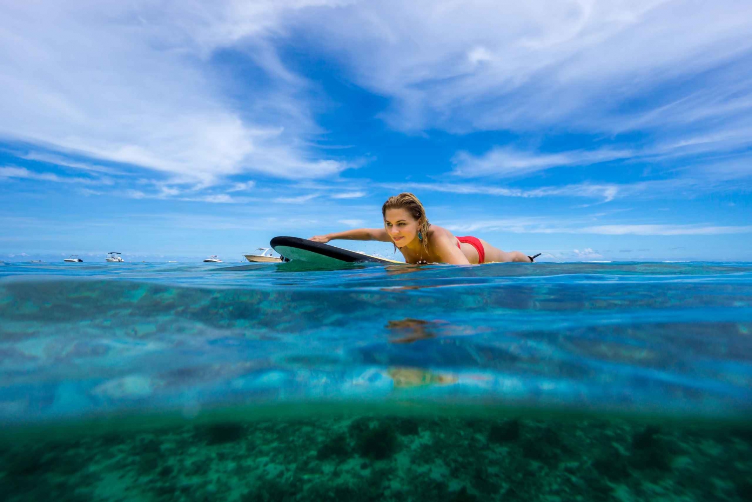 Södra Maui: Surflektioner på Kalama Beach Park