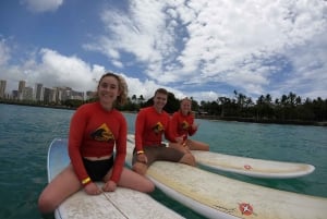 Clase de surf en Waikiki, 3 o más alumnos, 13 años o más