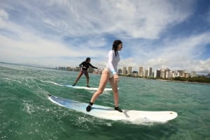 Clase de surf en Waikiki, 3 o más alumnos, 13 años o más