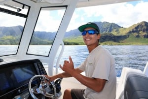 Waianae, Oahu: Pływaj z delfinami (półprywatna wycieczka łodzią)