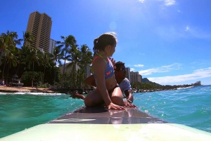 Waikiki: 1-Hour Kid Surf Lesson (1-On-1 For 4-11 YO Kids)