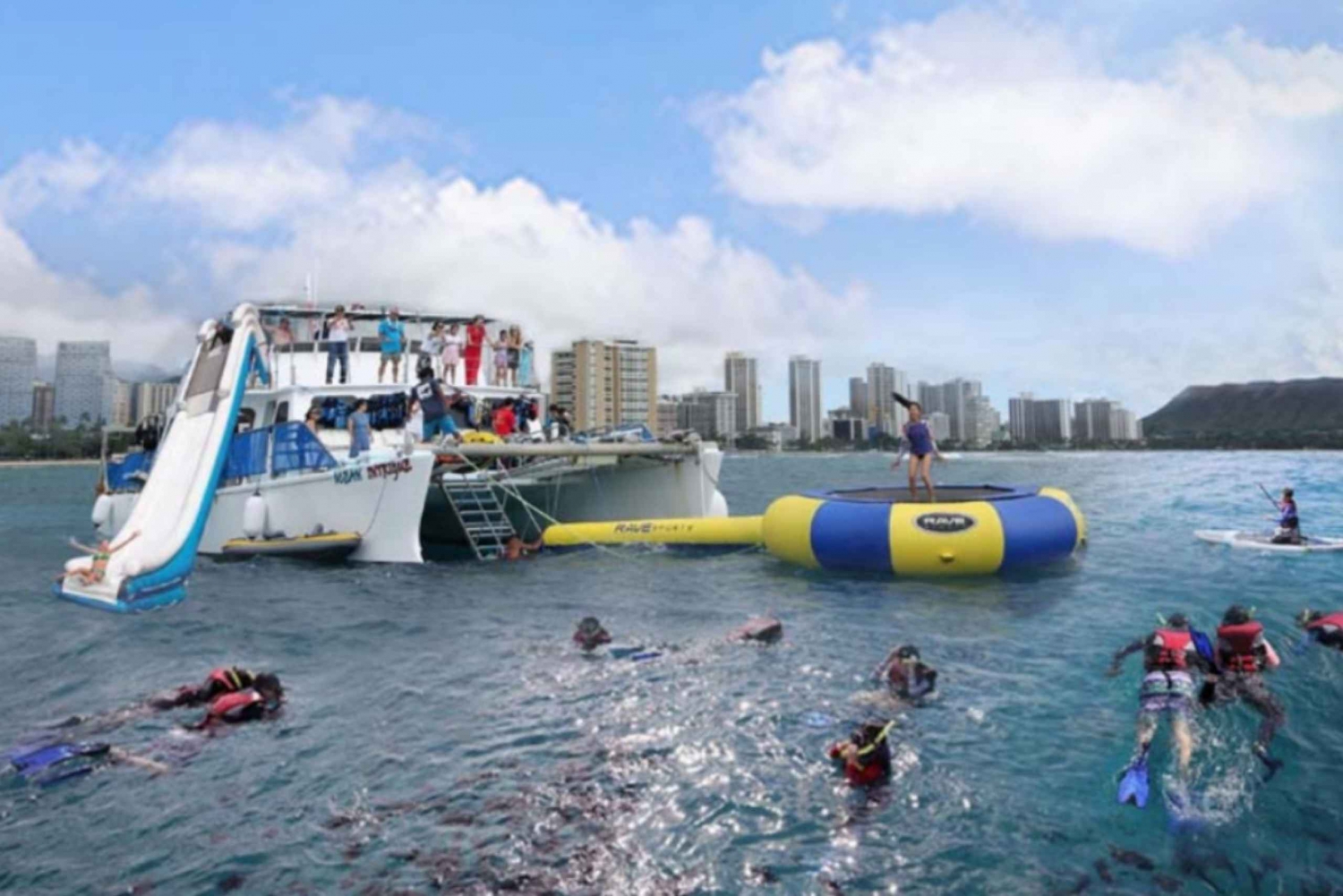 Waikiki: 5-i-1 skildpaddesnorkeltur med transfer