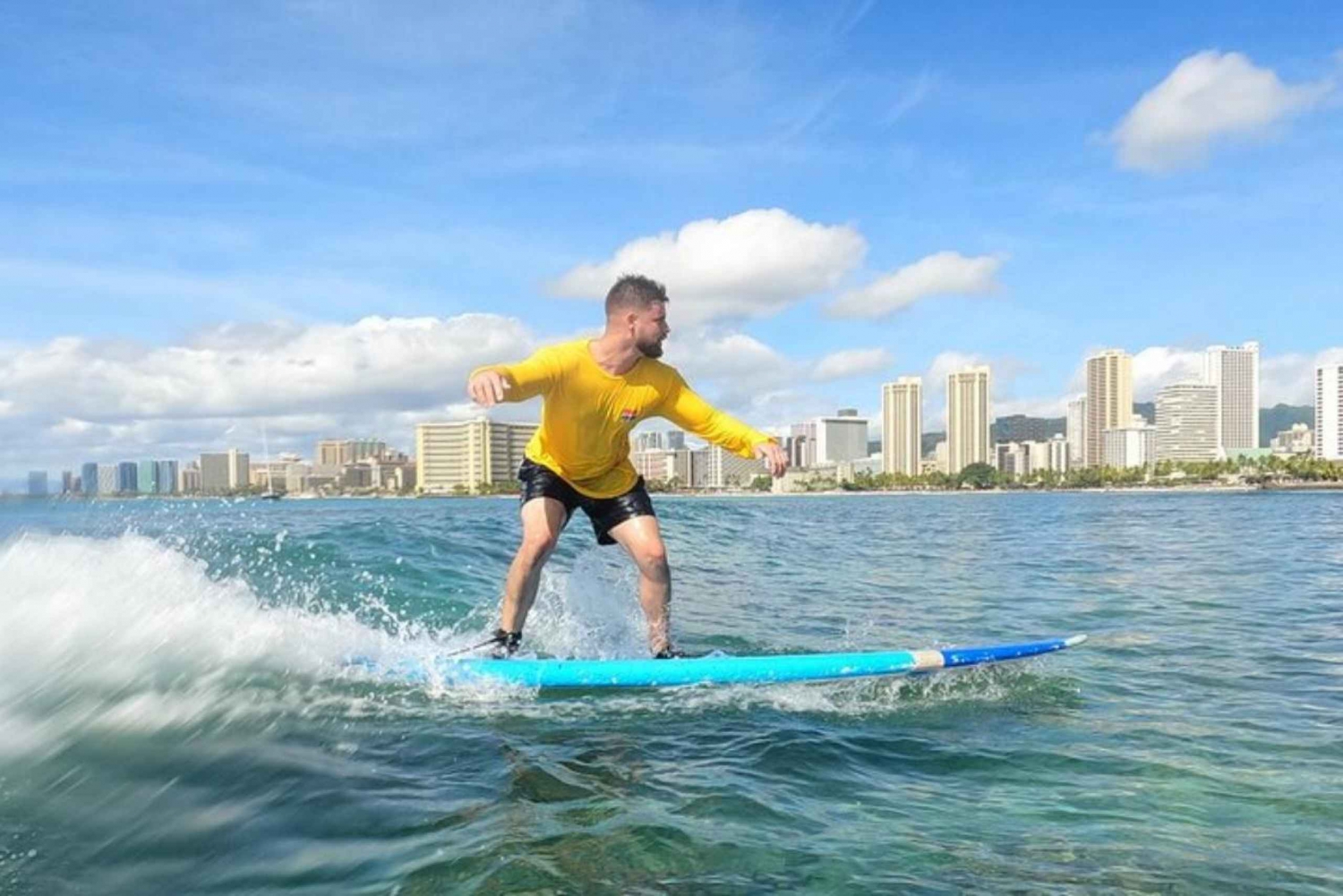 Praia de Waikiki: Aulas de surfe