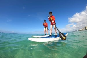 Waikiki: Standup paddle-lektioner for familier, private og grupper