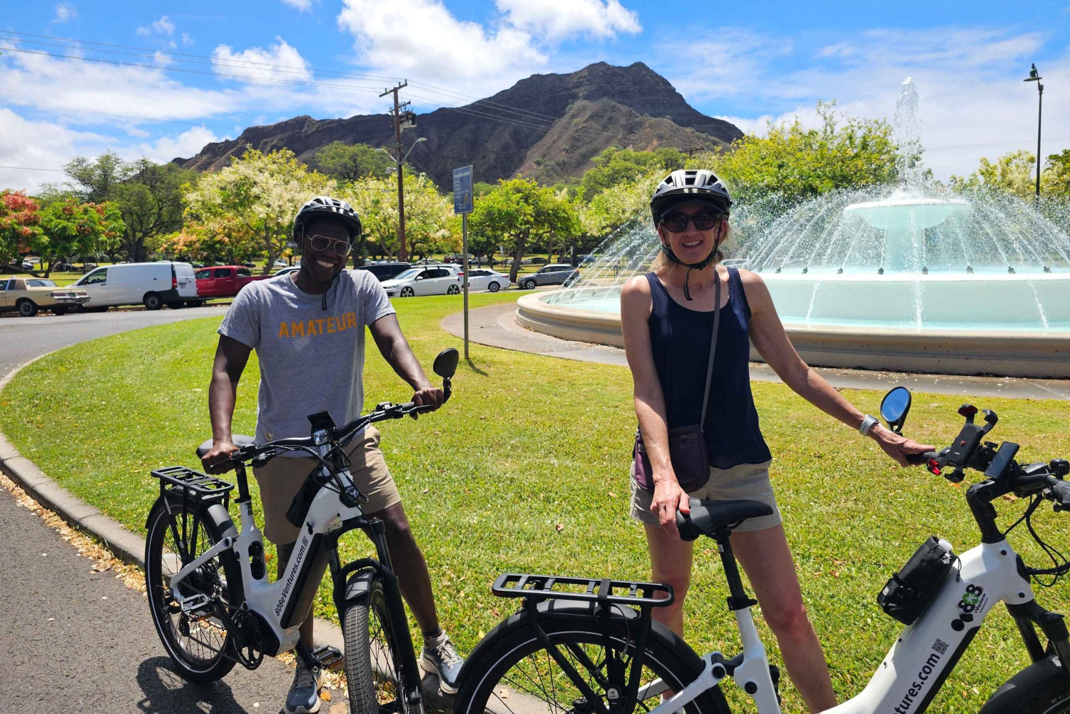 Waikiki: rondleiding op een e-bike met lokale geschiedenis en uitzicht op de oceaan