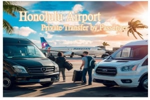Waikiki Transfert privé de l'aéroport à l'hôtel *1-12 passagers