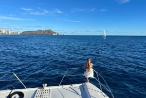 Waikiki : Plongée avec masque et tuba pour les tortues de mer, visite en petit groupe en bateau