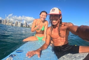 Waikiki: Surf-Unterricht Einfacher 60-Minuten-Unterricht ohne Gedränge!