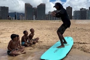 Waikiki: Surfing Lesson with Native Hawaiian Instructor