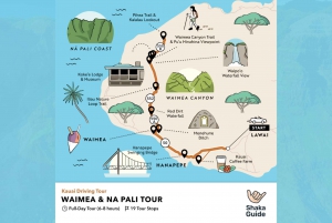 Visite de Waimea et Na Pali Kauai : Visite guidée audioguide