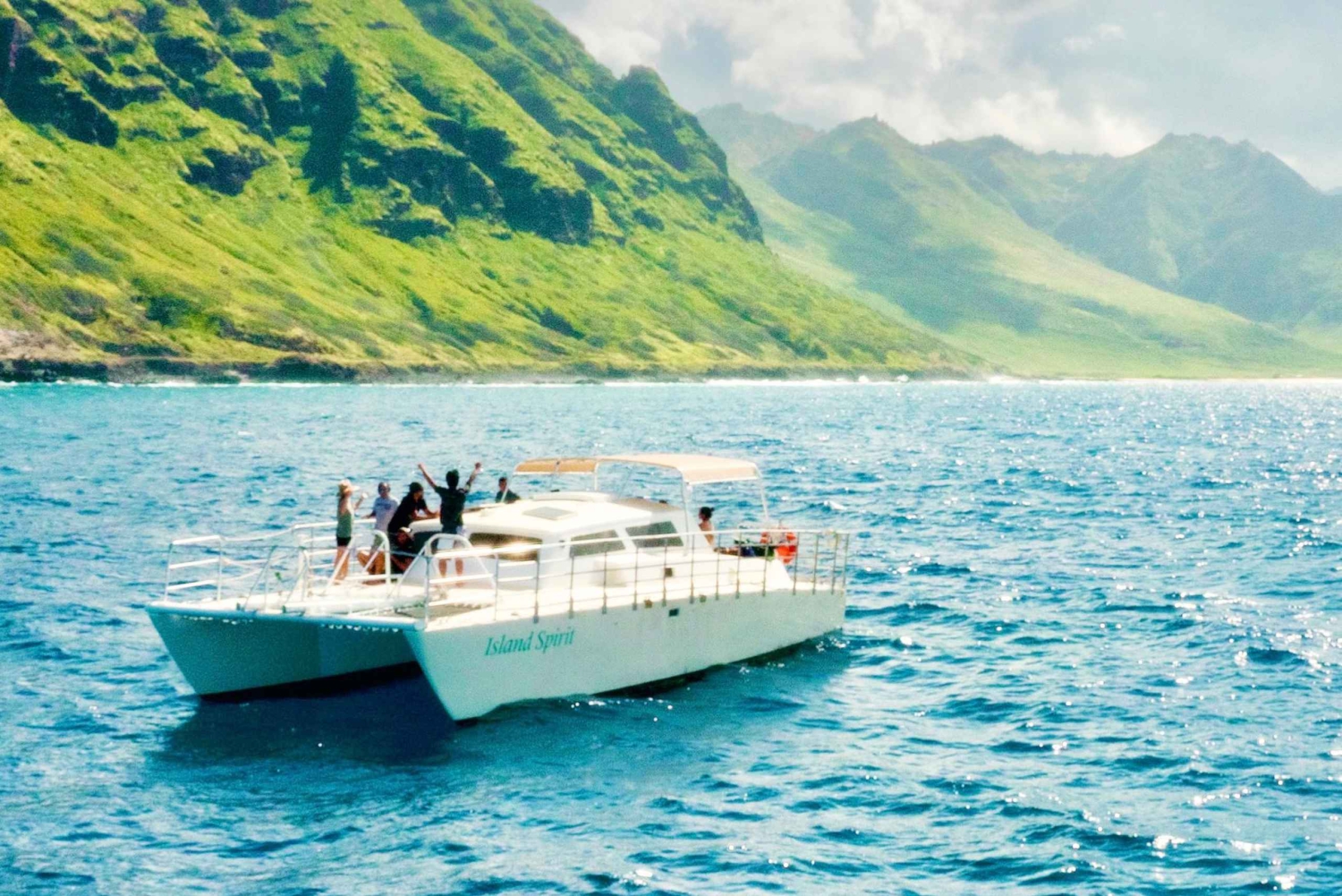 West O'ahu: rejs katamaranem z obserwacją delfinów i snorkelingiem