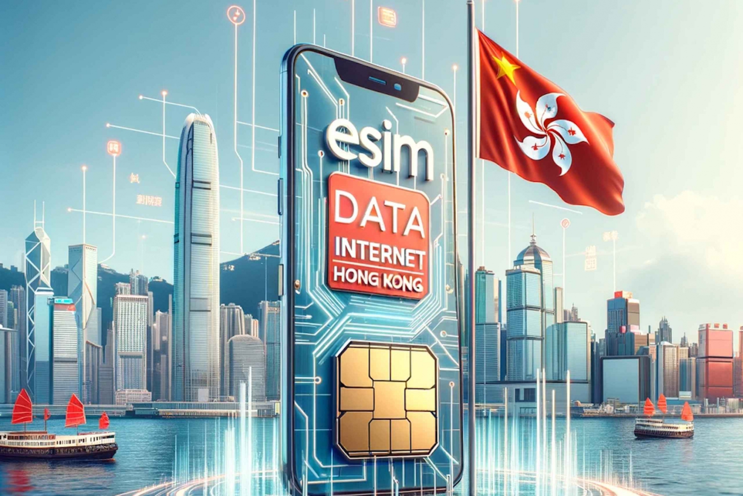 Cina: Piano dati eSIM Hong Kong con VPN per 4G/5G
