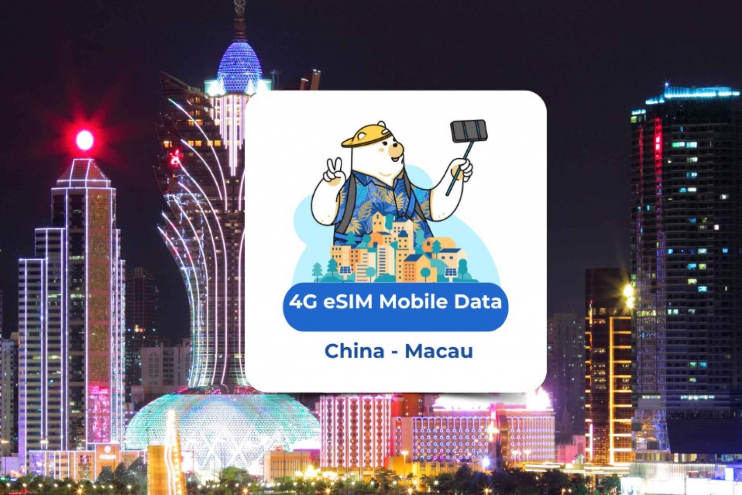 Chiny - Makau: Dane mobilne eSIM