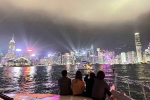 Hong Kong: Victoria Harbour eller Symphony of Light Show Cruise