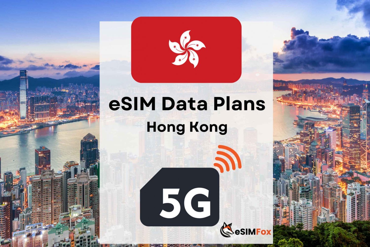 eSIM Internet Data Plan for Hong Kong high-speed