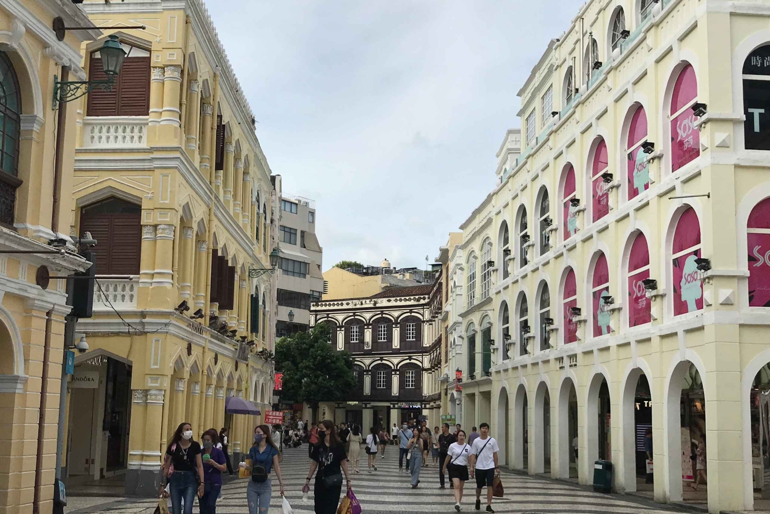 Fra Hong Kong: Aftentur til Macao via HZMB-broen med middag og transport