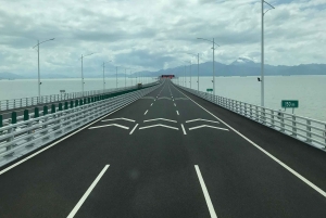 Fra Hong Kong: Aftentur til Macao via HZMB-broen med middag og transport