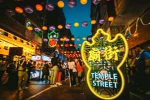 HK: Harbour Cruise Dinner, Open Top Bus, Temple Street Tour