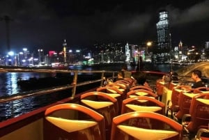 HK: Harbour Cruise Dinner, Open Top Bus, Temple Street Tour